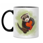 Кружка двухцветная