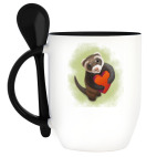 Кружка с ложкой