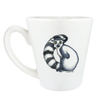 Кружка латте (360 мл) Crazy Lemur