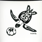 Морская черепаха с тыквой