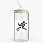 Банка с бамбуковой крышкой