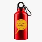 Металлическая бутылка 400 мл UV-DTF