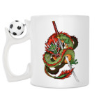 Кружка с футбольным мячиком