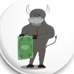 Бык с долларом