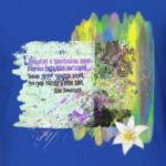 Стена. Кирпичи. Трава. Цветок. Лилия.