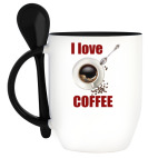 Кружка с ложкой