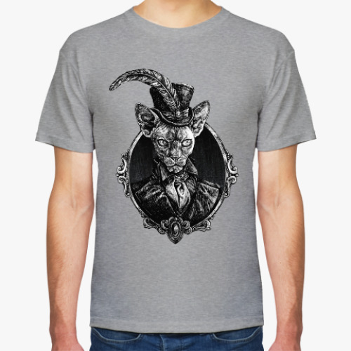 Футболка с принтом Кот Барон