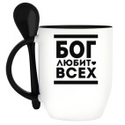 Кружка с ложкой