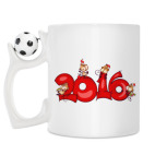 Кружка с футбольным мячиком