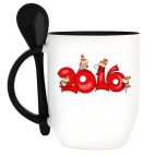 Кружка с ложкой