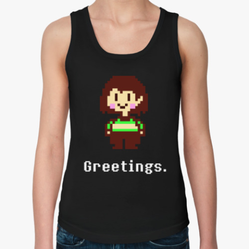 Женская майка Chara. Greetings