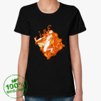 Женская футболка органик