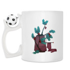 Кружка с футбольным мячиком