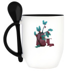 Кружка с ложкой