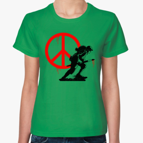 Женская футболка с принтом искусство - это моё оружие