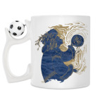 Кружка с футбольным мячиком