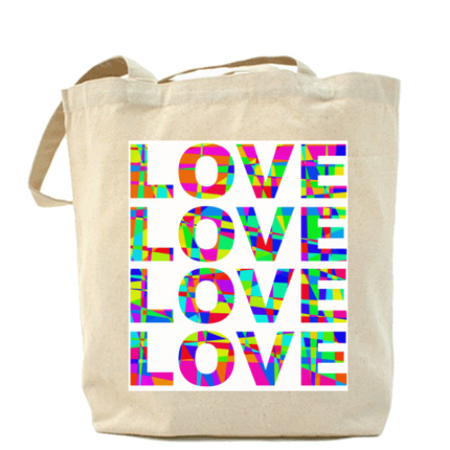 Сумка шоппер LOVE COLOR