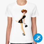 Женская спортивная футболка