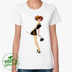 Женская футболка органик