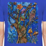 Сова в волшебном лесу