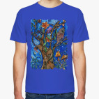 Сова в волшебном лесу