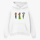 Толстовка худи оверсайз