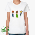 Женская футболка органик