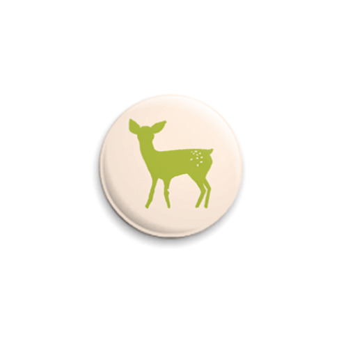 Значок 25мм  Fawn