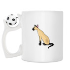 Кружка с футбольным мячиком
