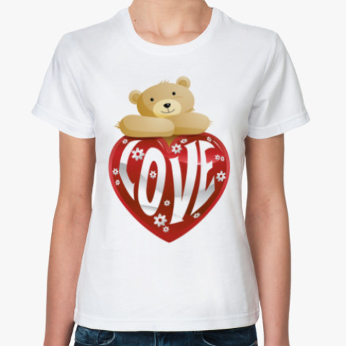 Классическая футболка Bear Love