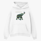 Толстовка худи оверсайз