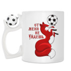 Лиса с футбольным мячиком