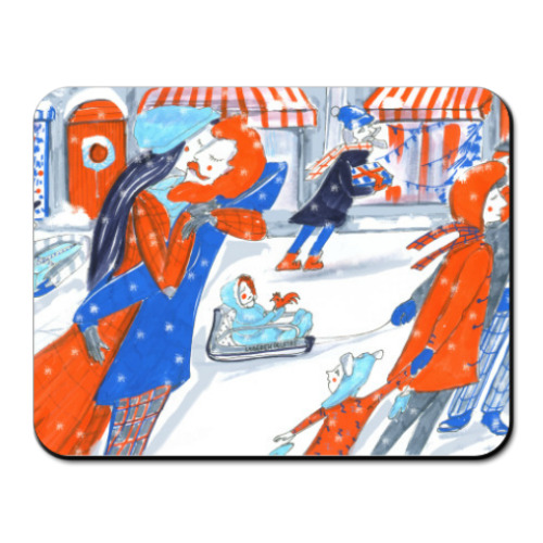 Коврик для мыши с принтом Романтика