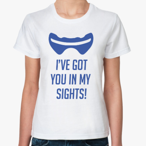 Классическая футболка с принтом Overwatch Solder: 76 (Солдат: 76)