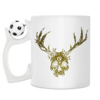 Кружка с футбольным мячиком