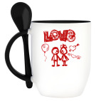 Кружка с ложкой