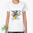 Женская футболка органик