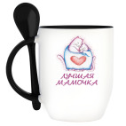 Кружка с ложкой