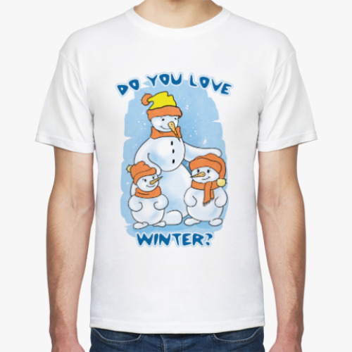 Футболка с принтом Winter is coming. Do you love it?