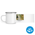 Кружка металлическая белая (круговая запечатка)