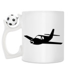 Кружка с футбольным мячиком