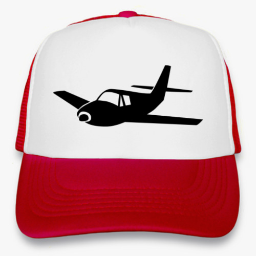 Кепка-тракер с принтом самолет