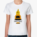 Классическая женская футболка 'Страшила'