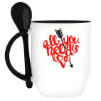 Кружка с ложкой