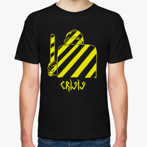 Футболка с принтом Crisis 'Ends!'