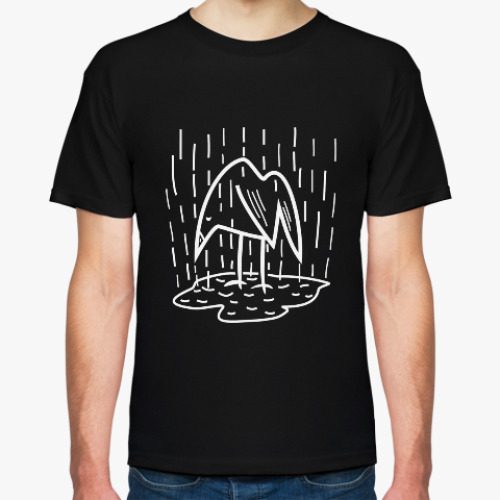 Футболка с принтом Одиночество