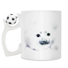 Кружка с футбольным мячиком