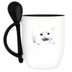 Кружка с ложкой