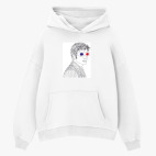 Толстовка худи оверсайз