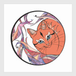 'Red fantasy cat'